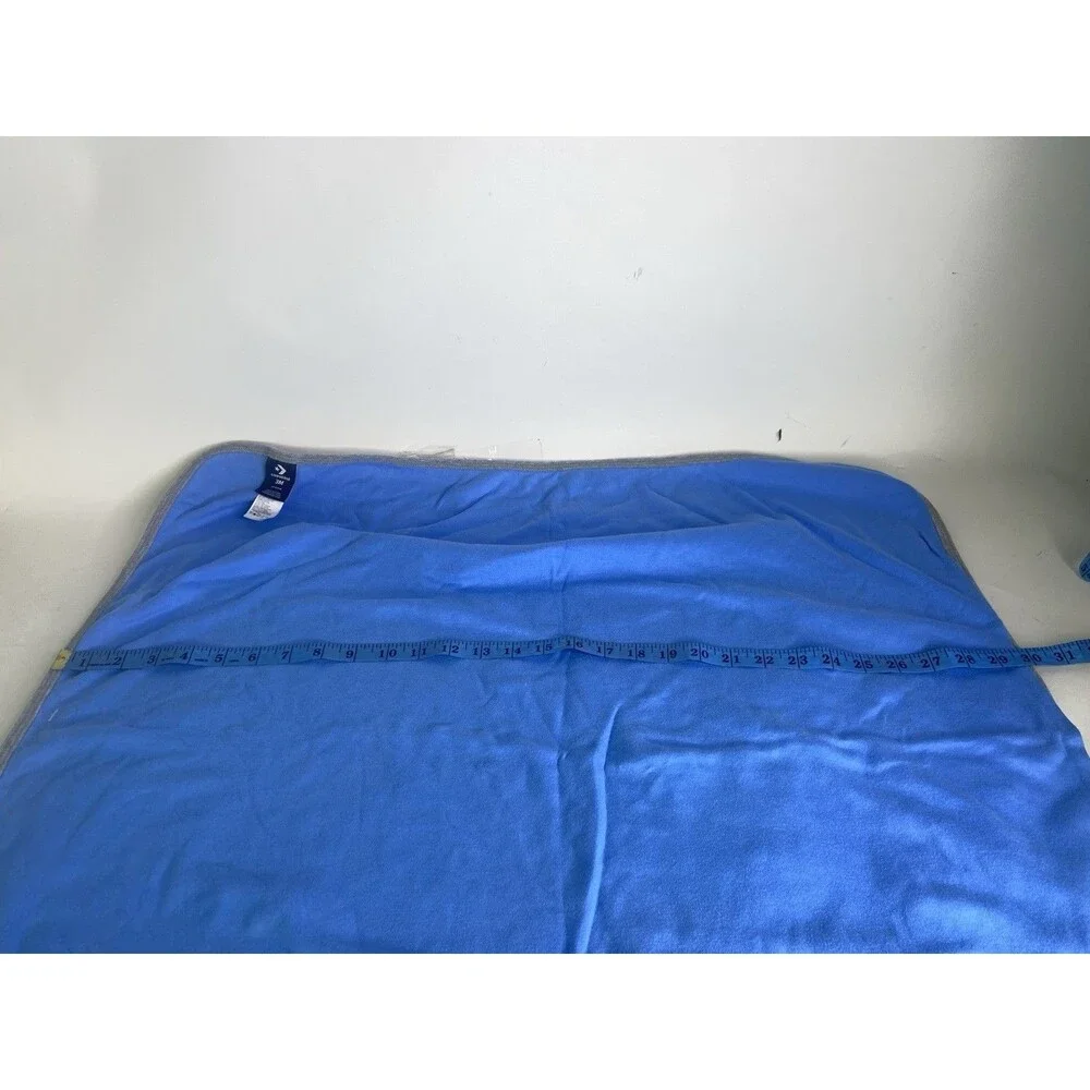 Converse All Star White Blue Gray Logo Baby Blanket Lovey Security